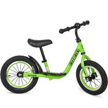 Детский беговел 12д. M 4067 A-2 PROFI KIDS, надувные колеса, зеленый